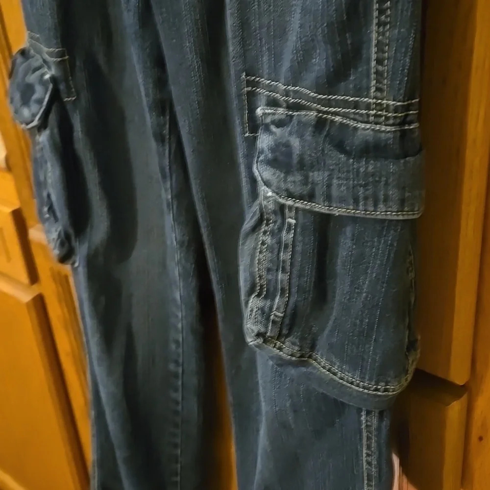 Wrangler Hero Utility Dark Wash Carpenter Jeans Women’s 16R (28" Waist) Workwear - Picture 5 of 13